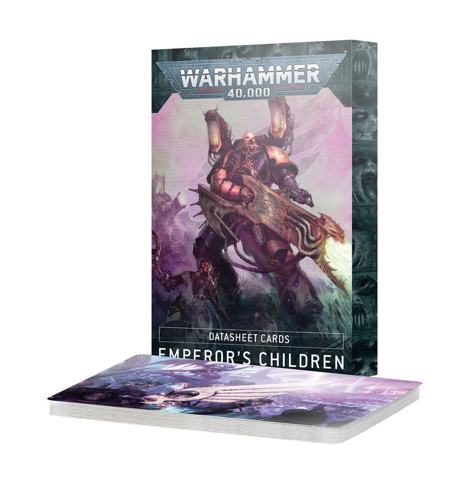 Warhammer 40k Datasheet Cards Emperor's Children