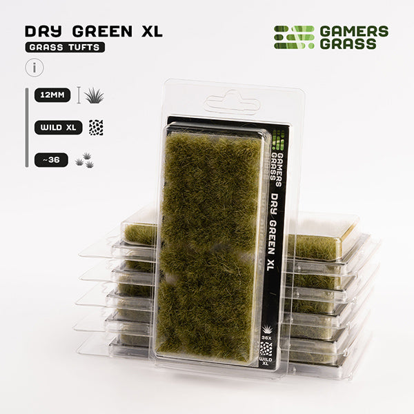 Gamers Grass Tufts 12mm XL Dry Green Wild