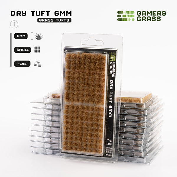 Gamers Grass Tufts 6mm Small Dry