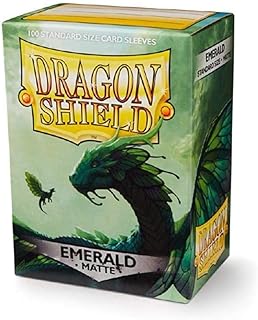 Dragon Shield Matte 100 Standard Sleeves Emerald