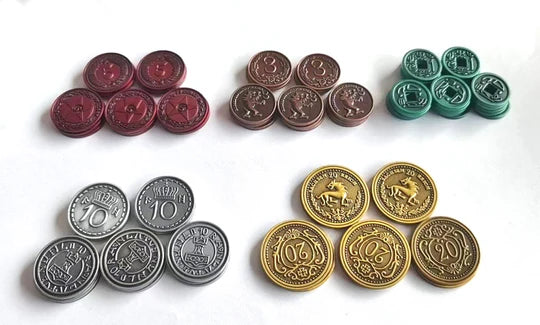 80 Metal Coins (Expeditions & Scythe)
