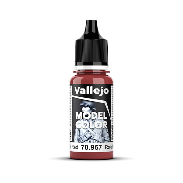 Model Color: Matte- Flat Red, 18 ml