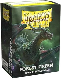 Dragon Shield Matte 100 Standard Sleeves Forest Green
