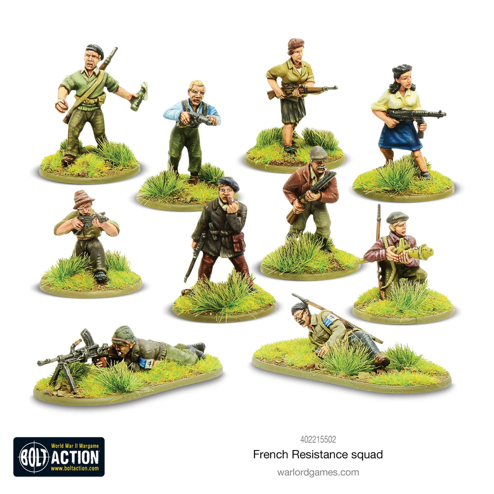 Bolt Action: French Resistance squad