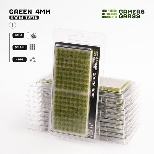 Gamers Grass Tufts 4mm Green Small