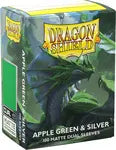 Dragon Shield: Sleeves: Matte Dual: Apple Green & Silver