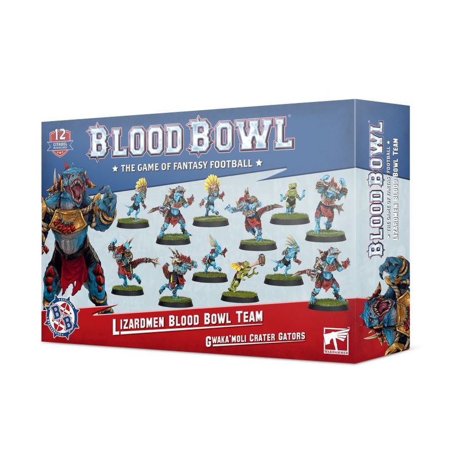 Warhammer: Blood Bowl: Lizardmen: Gwaka'moli Crater Gators