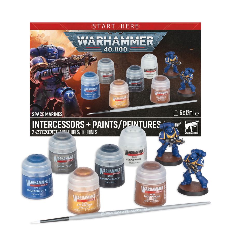 Warhammer: 40K: Intercessors + Paints