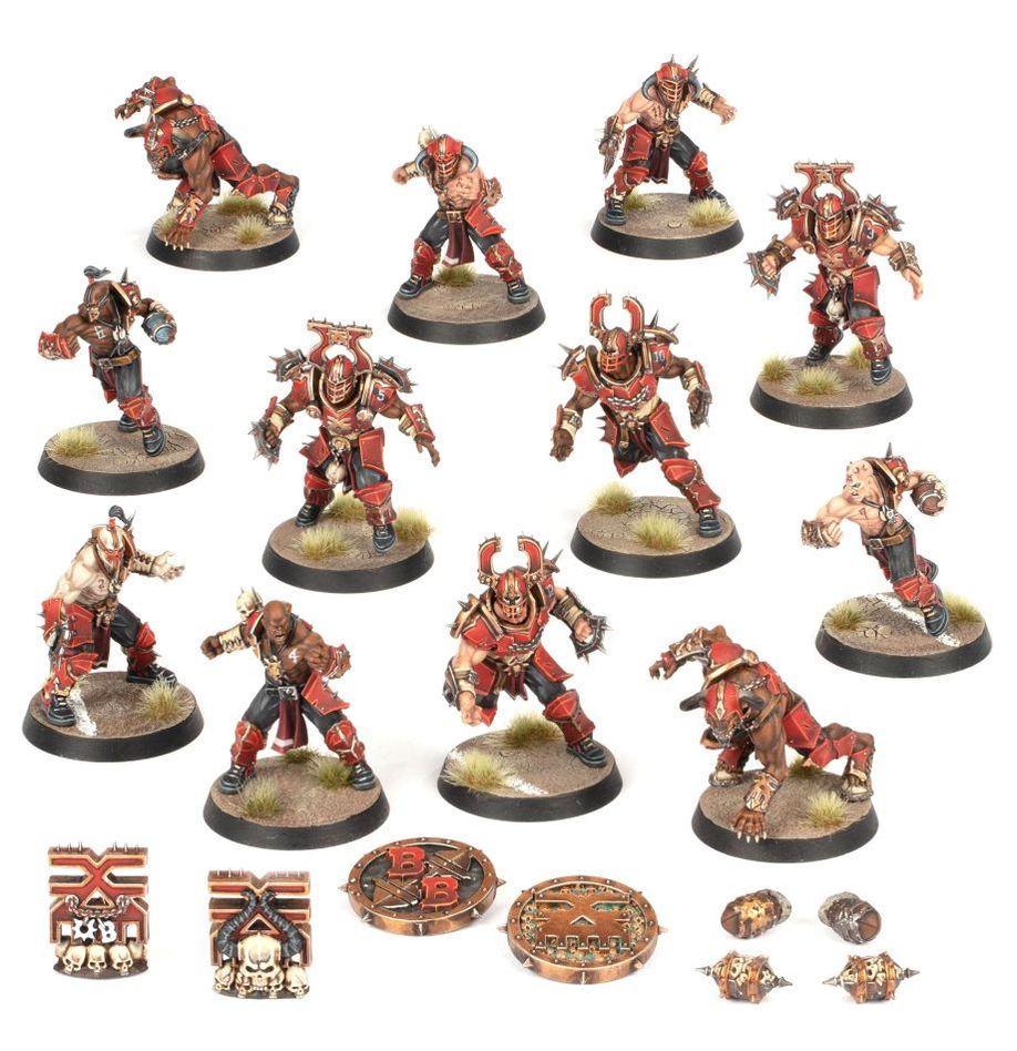 Warhammer: Khorne Blood Bowl Team Skull-tribe Slaughterers