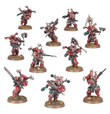 40k Warhammer World Eaters Khorne Berserkers