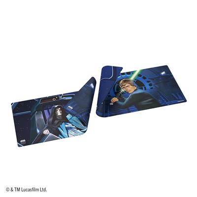 Star Wars: Legion: Double Sided Playmat: Jedi Luke Skywalker & Emperor Palpatine
