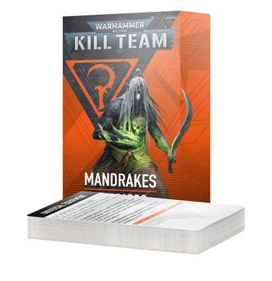 Warhammer 40k Kill Team Mandrakes Datacards