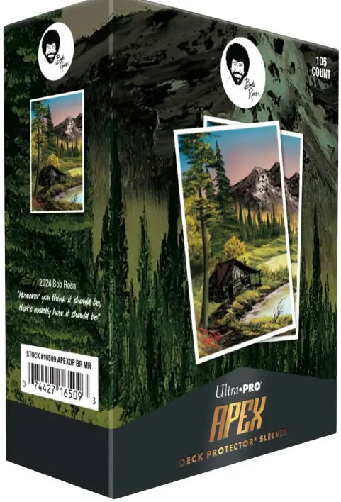 Ultra PRO APEX Sleeves Bob Ross Mountain Retreat