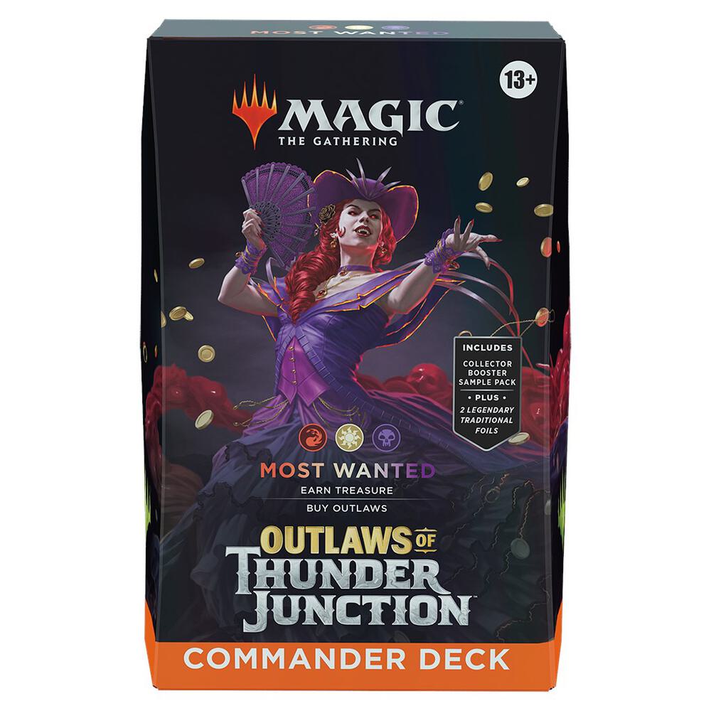 Most Wanted Outlaws Of Thunder Junction Commander Deck