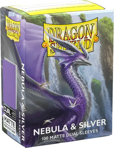 Dragon Shield: Sleeves: Matte Dual: Nebula & Silver