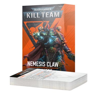 Warhammer 40k Kill Team Nemesis Claw Datacards
