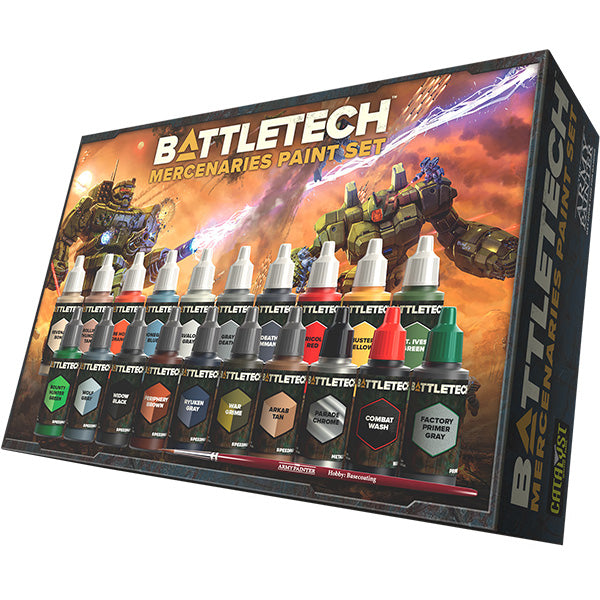 Battletech Mercenaries Paint Set