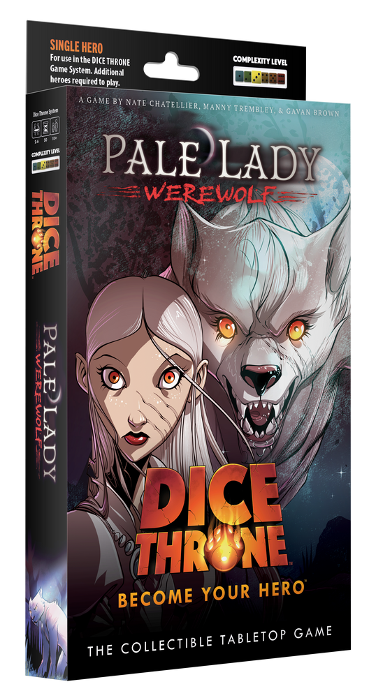 Dice Throne: Hero Pack: Pale Lady Werewolf
