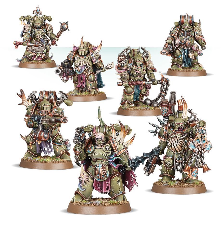 Warhammer 40k Death Guard Plague Marines