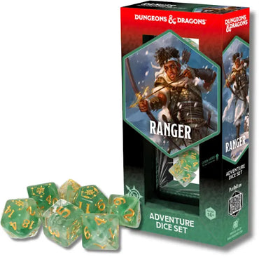 D&D Adventure Dice Set Ranger - White, Green