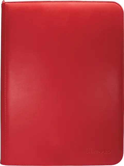 Ultra PRO Pro Binder 9 Pocket Vivid Zippered Red