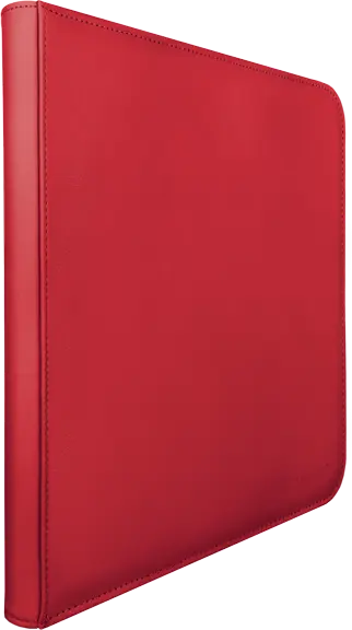Ultra Pro Binder 12 Pocket Vivid Zippered Red