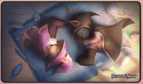 Gatherers' Tavern Playmat: Resting Rivals