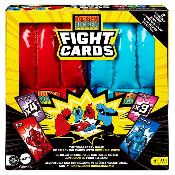 Rockem Sockem Robots Fight Cards