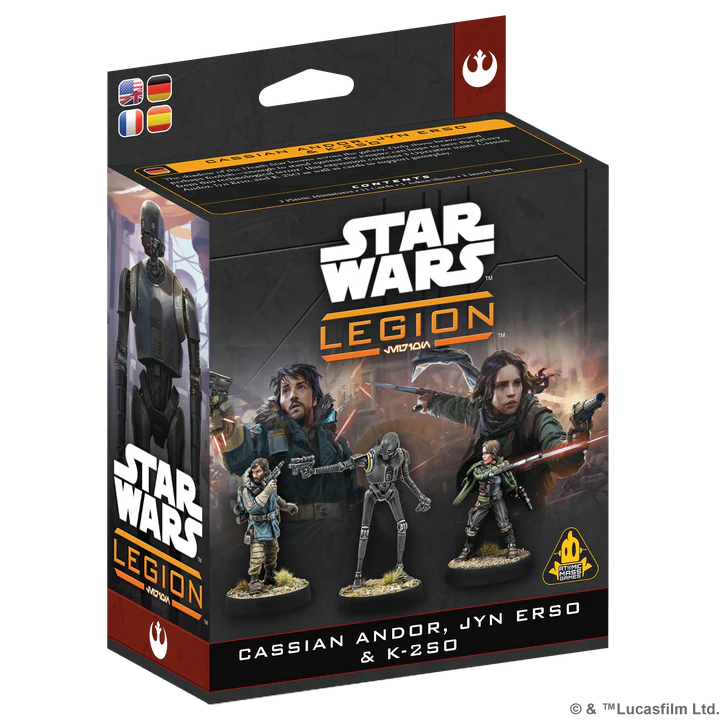 Star Wars Legion: Cassian Andor, Jyn Erso & K-2S0