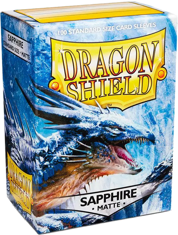Dragon Shield Matte 100 Standard Sleeves Sapphire