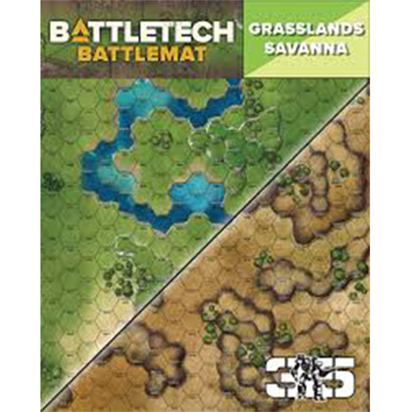BattleTech: Battle Mat: Grasslands Savanna