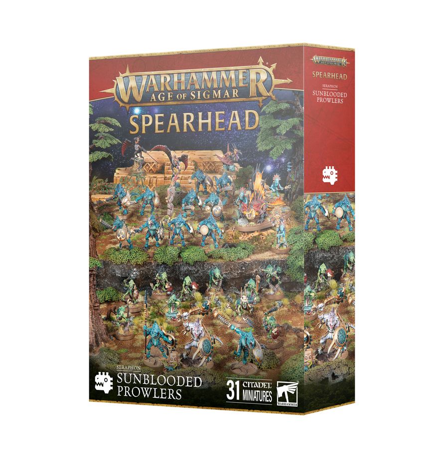 Warhammer: Age of Sigmar: Spearhead: Seraphon: Sunblooded Prowlers