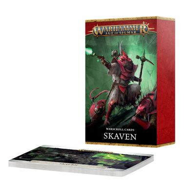 Warhammer Age of Sigmar Warscroll Cards Skaven