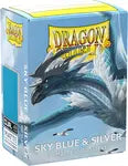 Dragon Shield: Sleeves: Matte Dual: Sky Blue & Silver