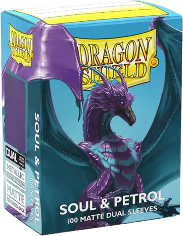 Dragon Shield: Sleeves: Matte Dual: Soul & Petrol