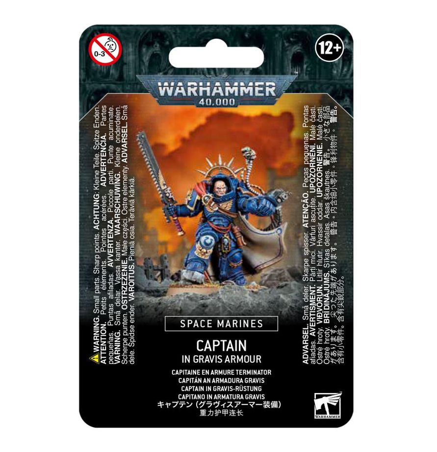 Warhammer: 40K: Space Marines: Captain in Gravis Armour