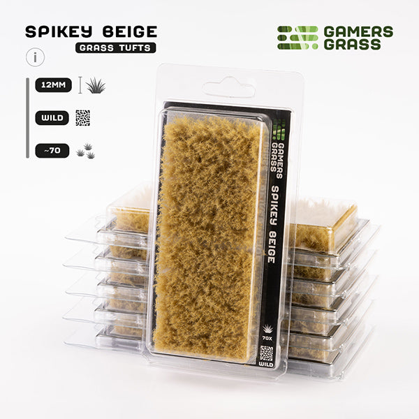 Gamers Grass Tufts 12mm Spikey Beige Wild