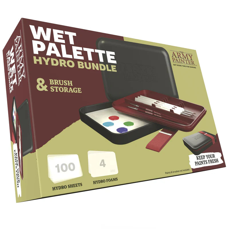 Army Painter Wet Palette Hydro Bundle & Brush Storage
