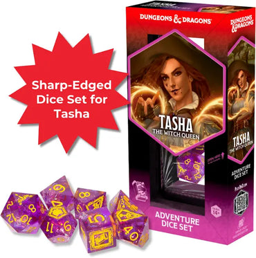 D&D Adventure Dice Set Tasha the Witch Queen - Sharp Edged
