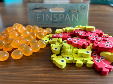 Finspan Upgrade Pack Wooden Tokens and Squishy Eggs