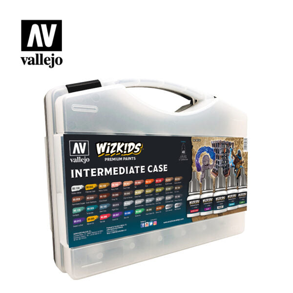 Wizkids Paints Case: Intermediate (40 colors), 8 ml