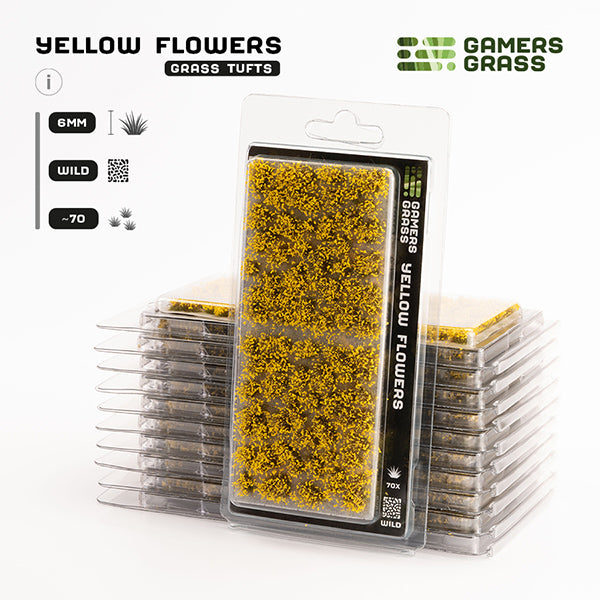 Gamers Grass Tufts Yellow Flowers Wild