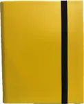 Generic 9-Pocket Yellow Binder (with strap