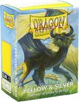 Dragon Shield: Sleeves: Matte Dual: Yellow & Silver