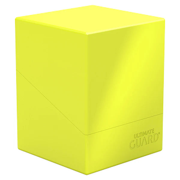 Ultimate Guard Boulder 100+ Solid Opaque Neon Yellow
