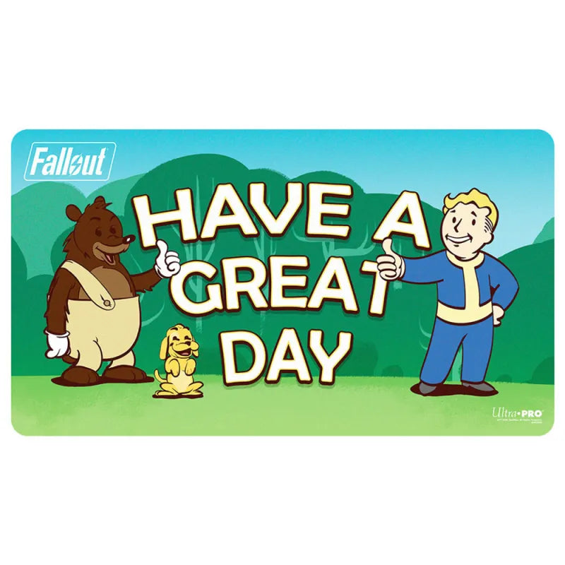 Playmat: Fallout Vault Boy- Have a Great Day