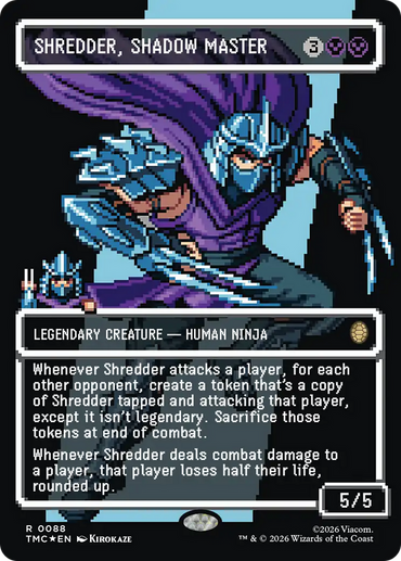 Shredder, Shadow Master (Borderless) [Teenage Mutant Ninja Turtles Commander]