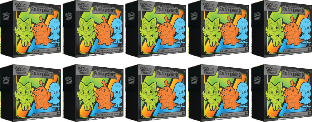 Scarlet & Violet: Paldea Evolved - Elite Trainer Box Case