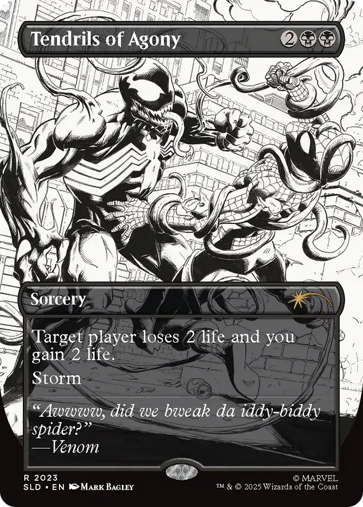 Tendrils of Agony (2023) (Rainbow Foil) [Secret Lair Drop Series]