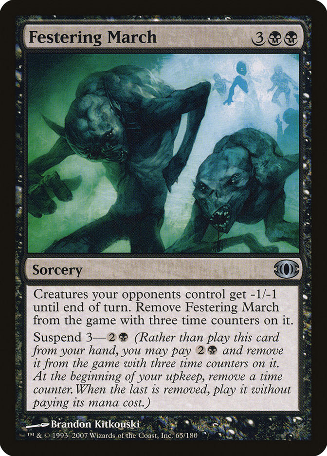 future sight mtg card Festering March [Future Sight]